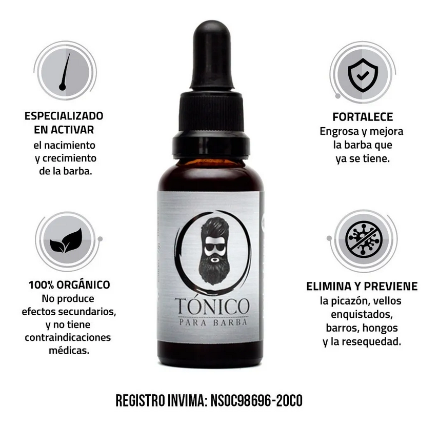 Tónico BARBA SHOP (Diferentes Combos Disponibles)