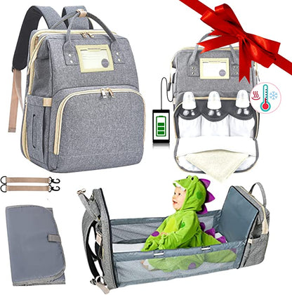 Pañalera  con Cuna Portátil