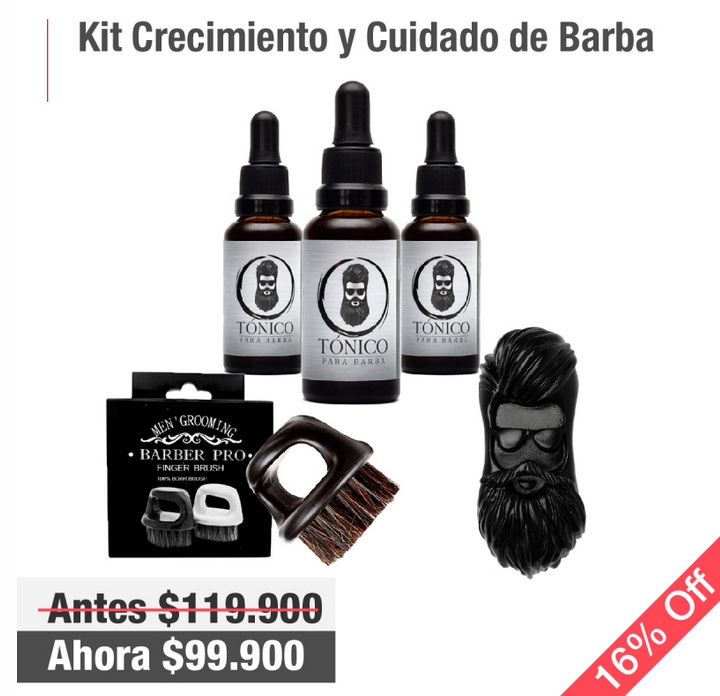 Tónico BARBA SHOP (Diferentes Combos Disponibles)