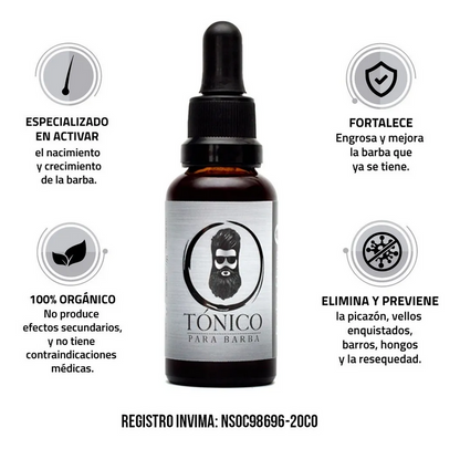 Tónico BARBA SHOP (Diferentes Combos Disponibles)