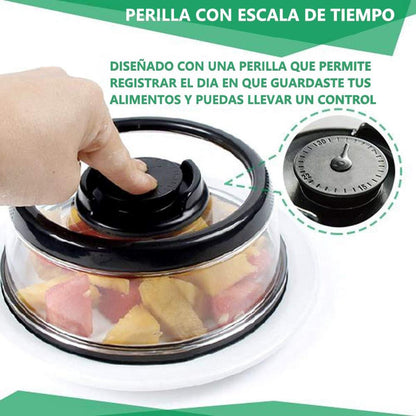 TAPA SELLADORA DE ALIMENTOS AL VACIO FRESH BOX®