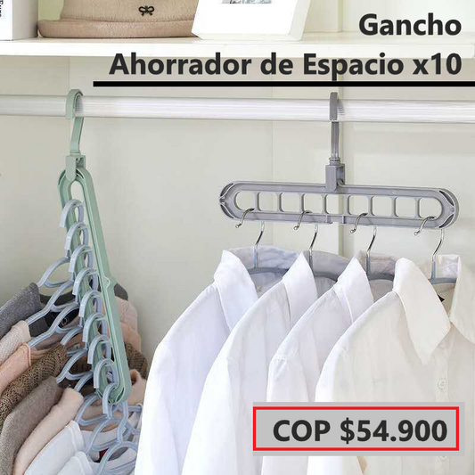 Organizadores de Ropa Ahorradores de Espacio x10